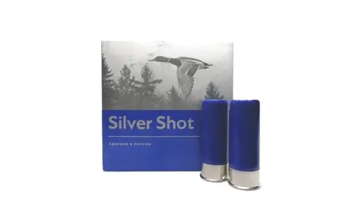 Патрон калибр 12/4 ГЛАВПАТРОН SILVER SHOT (25шт) 32г
