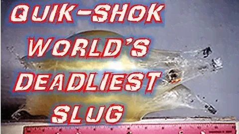 СЕГМЕНТИРОВАННЫЙ САБО QUIK-SHOK: САМАЯ СМЕРТЕЛЬНАЯ в мире пуля для дробовика