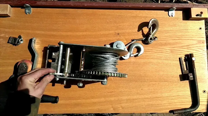 Лебёдка 1360кг. Доработка.