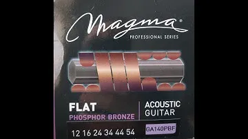 Magma Flat Wound Acoustic Strings: Initial impressions