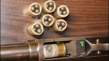 Мини патроны 12 калибра. 12 ga mini shells: buckshot & bullet ball.