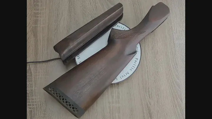 Приклад и цевье на ружье МР-27 орех/Butt and fore-end for the MP-27 shotgun, walnut