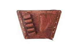 Патронташ на приклад Holster 12 калибр (5 патронов, кожа)