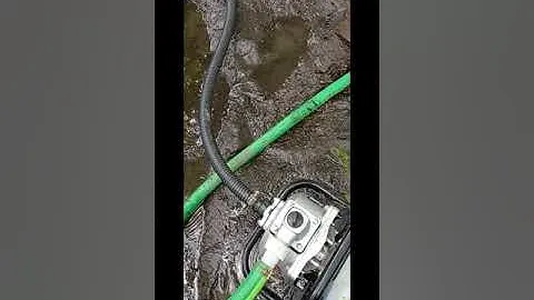 запуск мотопомпы калибр