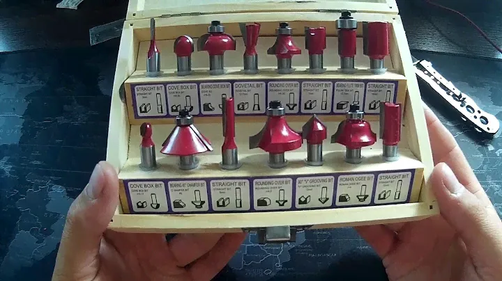 Набор фрез из Китая  Set of cutters from China