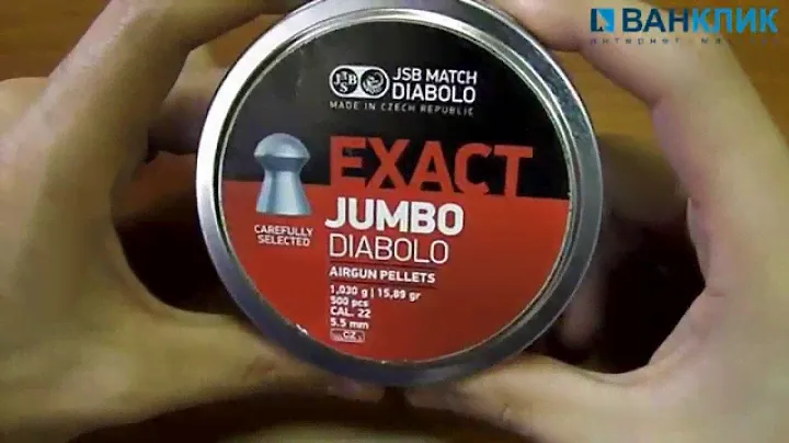 Пульки JSB Diabolo Exact Jumbo 5.5 мм, 1.03 г 500 шт (546245-500)