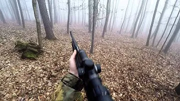 Wild hog hunting with Browning BAR composite 9,3x62 GOPRO 4 Silver