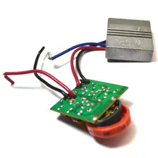 Регулятор оборотов Калибр фрезера ФЭ-1800Е, 500K, плата KZ2-12, с дросселем